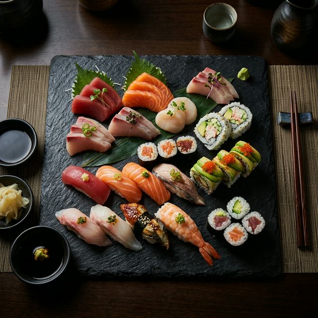 Plato de sushi premium KonMiSushi